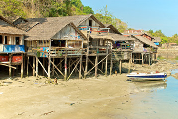 Burmese village