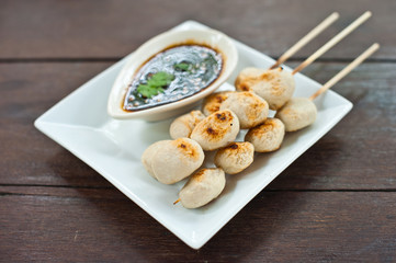 Meatball on sticks