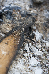 Wood ashes