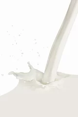 Papier Peint photo Lavable Milk-shake milk splash