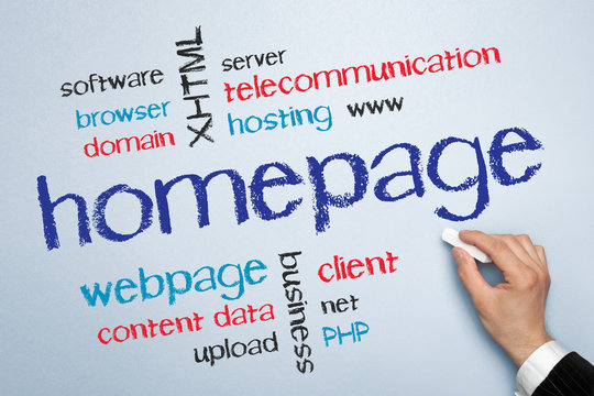 Homepage Tag cloud