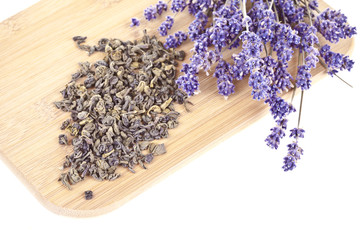 Green tea with lavender
