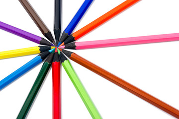 Naklejka premium Color pencils