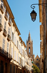 Street architecture in Aix en Provence