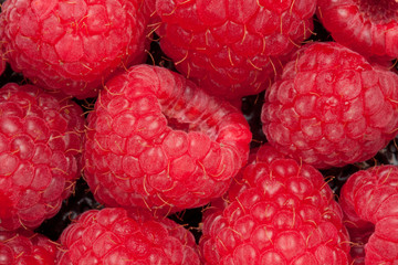 Heap of raspberry
