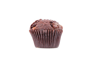 Fresh baked chocolate muffin