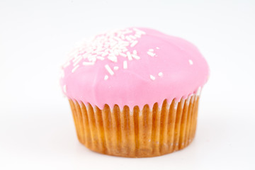 Muffin with icing sugar