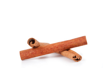 Cinnamon sticks laid out together