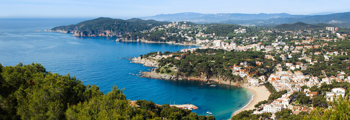 Panorama of Costa Brava