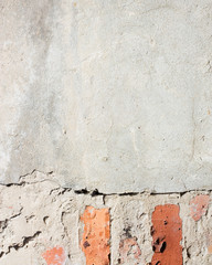 plaster brick wall, white grunge background