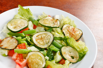 salad with zucchini