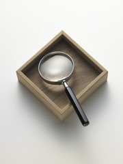 magnifying glass in the box - lente d'ingrandimento