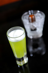 green cocktail