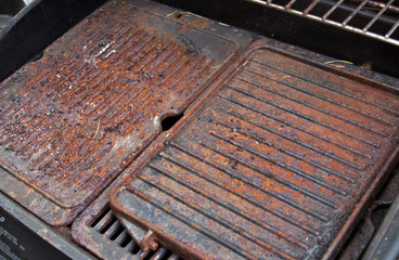 rusty grill