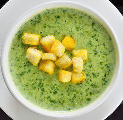 Spinach soup