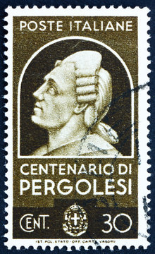 Postage Stamp Italy 1937 Giovanni Battista Pergolesi, Composer