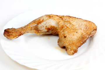 Fried chicken food on plate