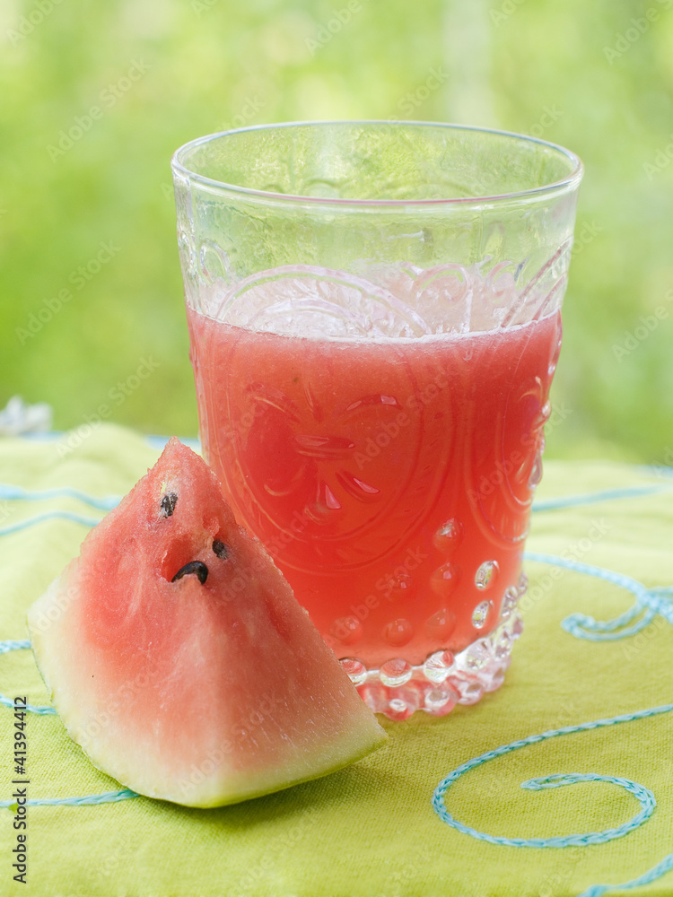 Poster watermelon drink