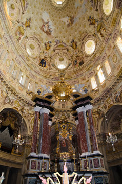 Tempietto e Volta del Santuario di Vicoforte (Cn)