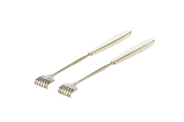 Surgical retractors (Volkmann) isolated on white background