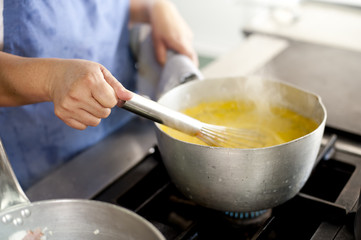 elaboración salsa mostaza
