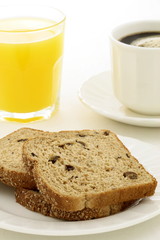 delicious light fresh breakfast