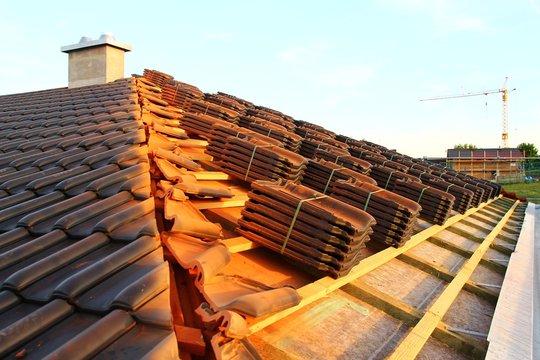 baustelle dach eindecken I