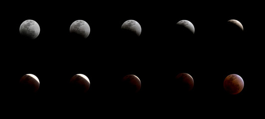 a series of total lunar eclipse