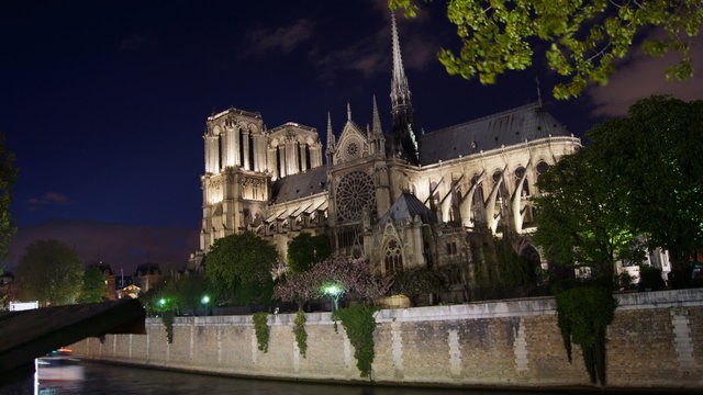 notre Dame, the most famous Cathedral in Paris