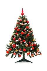 Before and after - Christmas tree