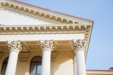Naklejka premium The historic building
