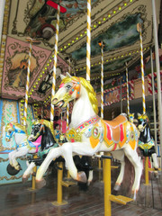 Fototapeta na wymiar Carousel koni w Malezji