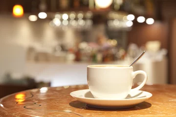 Zelfklevend Fotobehang カフェのコーヒーカップ © Tsuboya
