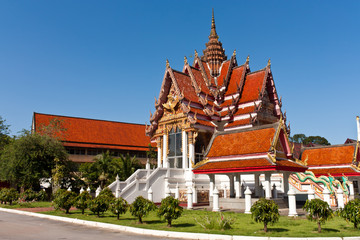 Fototapeta na wymiar Thai temple , Songkhla province , Thailand