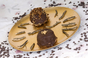 semifreddo al bacio. kiss