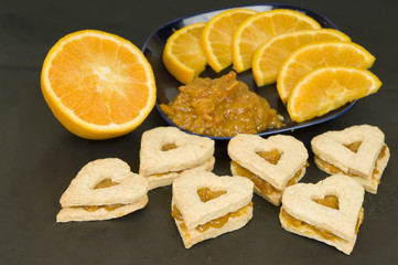 Luv orange Cuoricini all’arancio