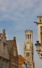 Fototapeta na wymiar Historyczne centrum miasta Brugia