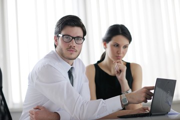 business people in a meeting at office