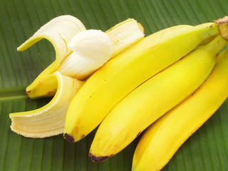 Bananen - Bananenblatt