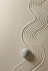 Deurstickers Zen Zen steen