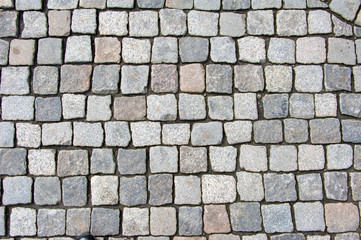Stone pavement in Europe
