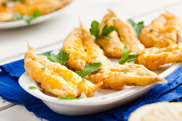 Fried Anchovies with Parsley and Lemon