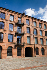 White factory in Lodz