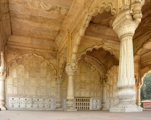 Fototapeta na wymiar Red Fort in Delhi