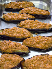 Stuffed eggplant