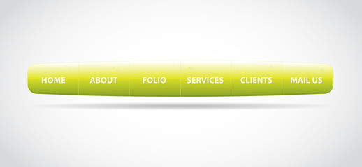 Obraz premium Website menu template