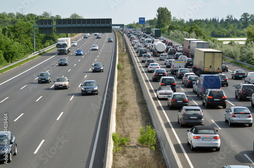 Autobahnstau Autobahnstau