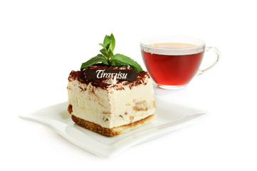 Chocolate tiramisu cake