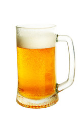 Glass with beer