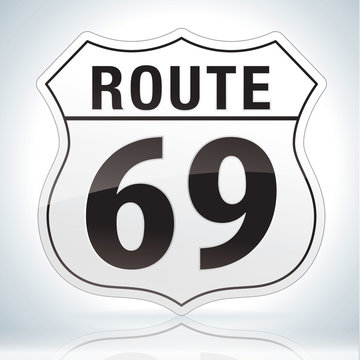 Route Sixty Nine Sign.